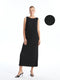 Crew Neck Straight Women Dress